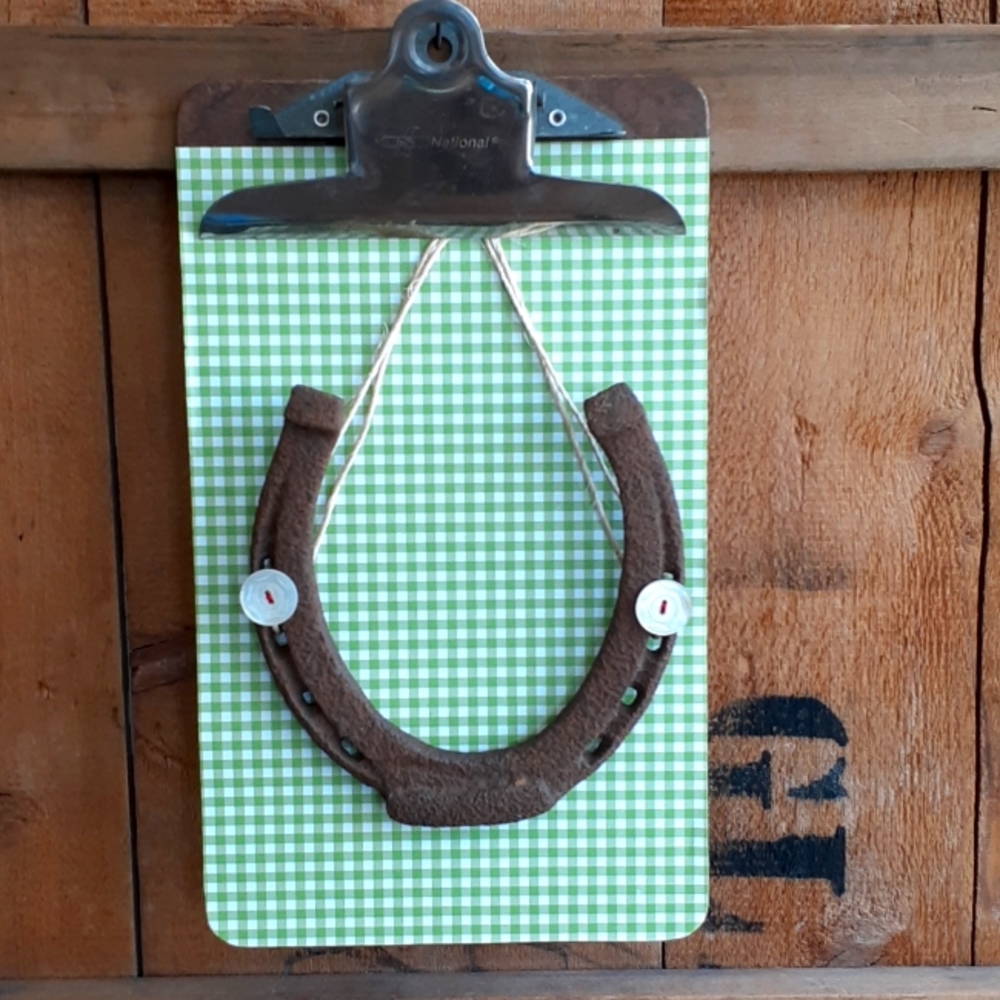 Vintage Horseshoe-Ready to hang decor